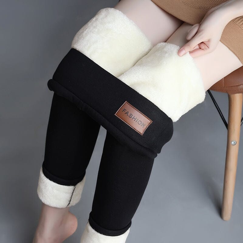 Calça Legging Térmica Forrada Com Lã Polar Confort