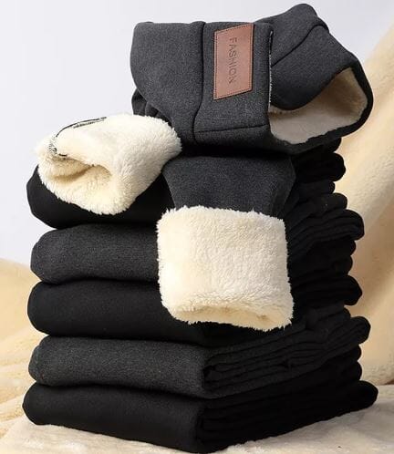 Calça Legging Térmica Forrada Com Lã Polar Confort