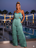 Macacão Longo com Franjas Modern Victoire