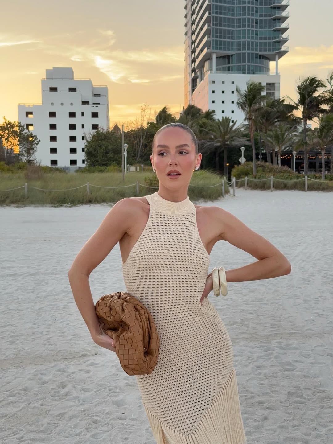 Vestido Longo com Franjas Modern Solène