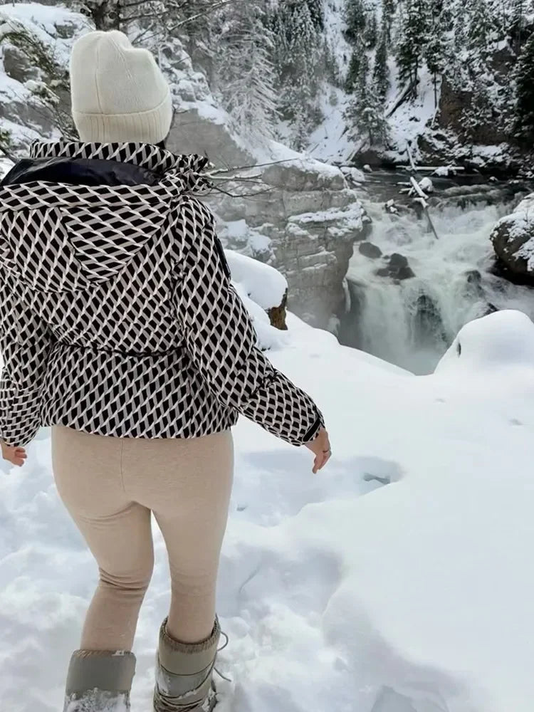 Jaqueta Térmica Acolchoada Grossa à Prova de Vento Modern Lessa - OUTONO/INVERNO