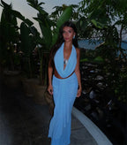 Conjunto Cropped e Saia Longa Modern Perle