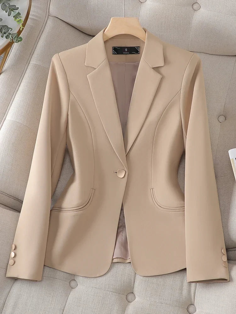 Blazer Feminino Alfaiataria Acinturado Modern Catarina